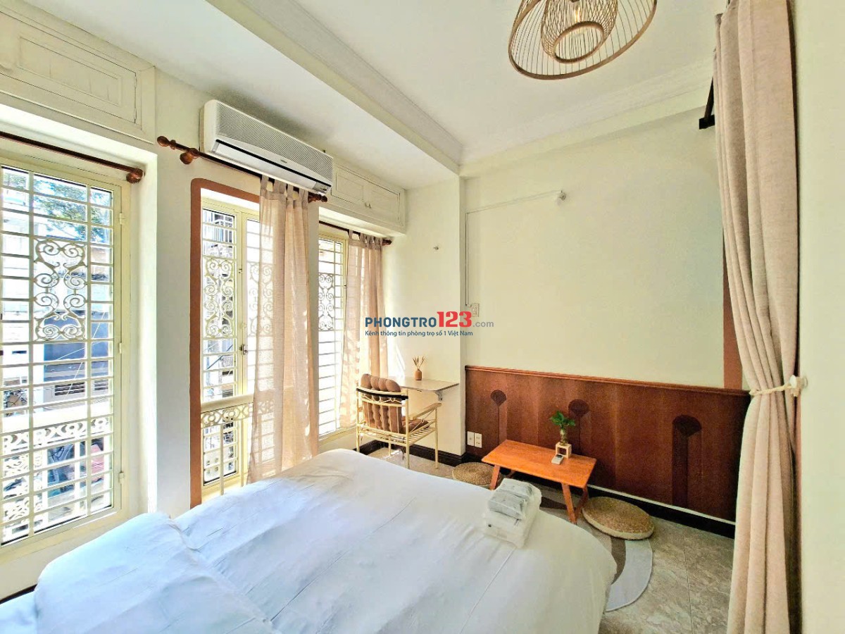 CĂN HỘ DỊCH VỤ GIÁ RẺ TIỆN NGHI - TRẦN HƯNG ĐẠO QUẬN 1- FULL NỘI THẤT 6.7TR.