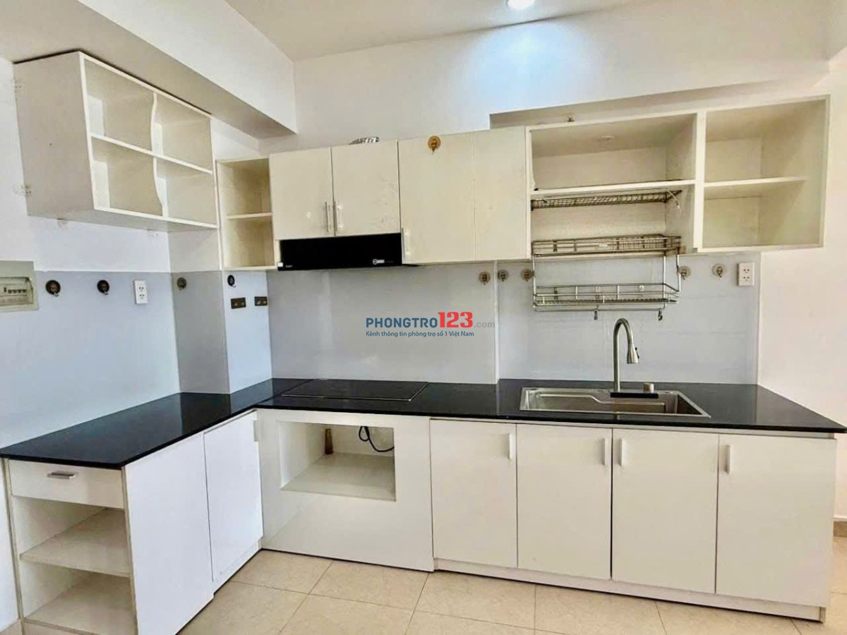 Chung cư Tân Sơn, P14, GV: 87m2, 2p ngủ, 2wc, full NT, 9tr/th