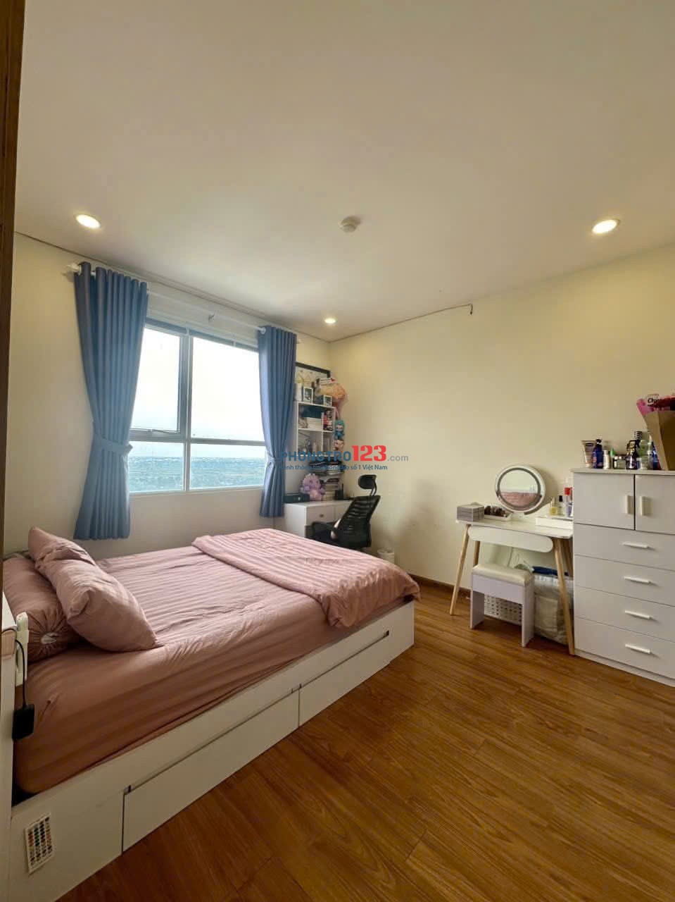Chung cư Tân Sơn, P14, GV: 87m2, 2p ngủ, 2wc, full NT, 9tr/th