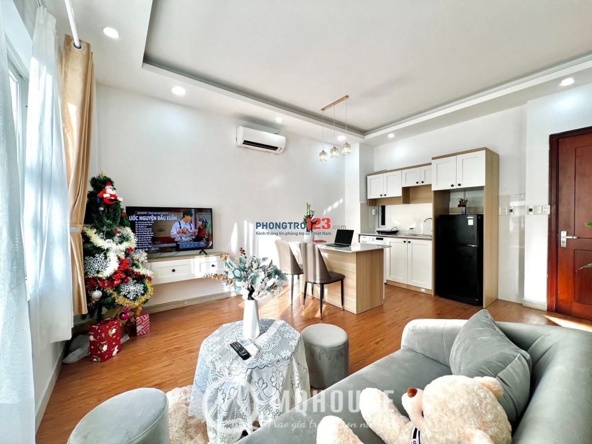 Cho thuê căn hộ khai trương mới 100% 1PN -1PK siêu rộng, thoáng – Ngay khu sân bay