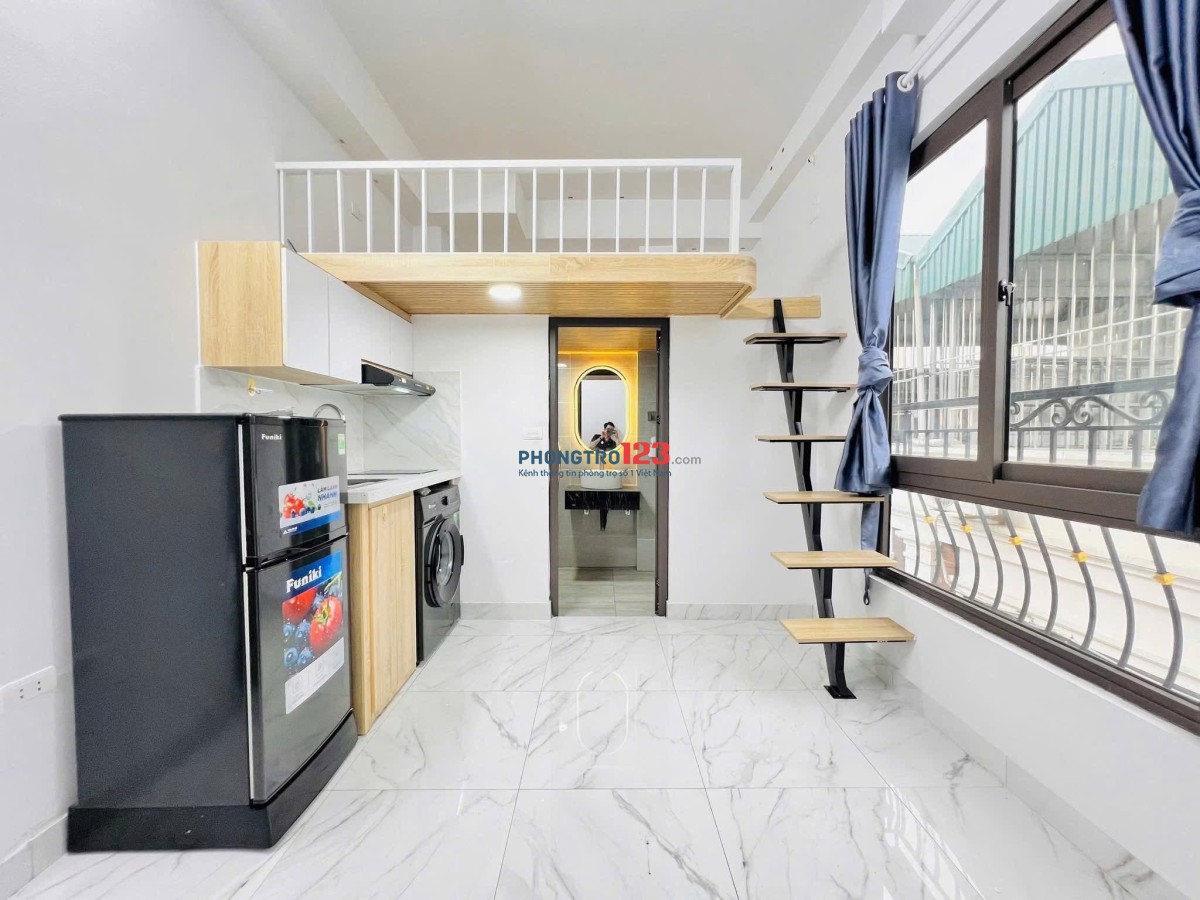 CĂN HỘ GÁC CAO TÂN PHÚ - MÁY GIẶT RIÊNG - CHỈ TÍNH ĐIỆN NƯỚC CÒN LẠI FREE