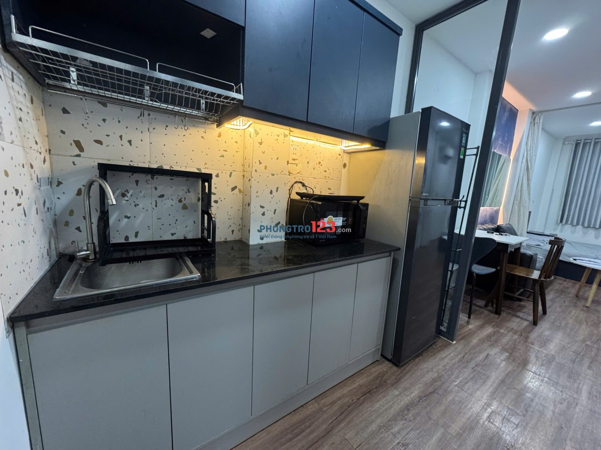 CHO THUÊ NHANH CHDV STUDIO 1PN FULL NT, BAN CÔNG RỘNG. GIÁ RẺ, MỚI ĐẸP, ĐƯỜNG VĨNH VIỄN, GIÁ 7TR