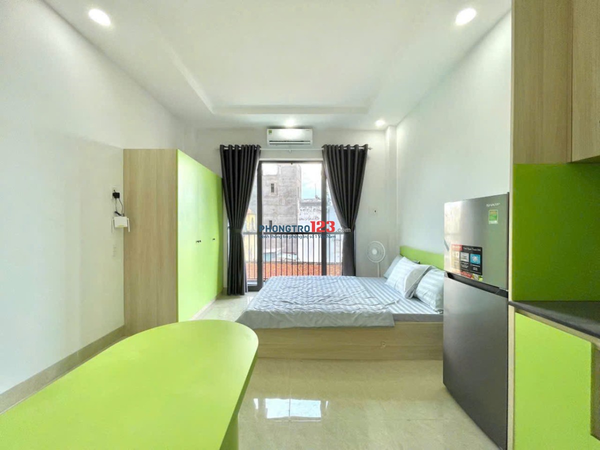 CHO THUÊ PHÒNG BAN CÔNG FULL NỘI THẤT THANG MÁY GIÁ RẺ CHU VĂN AN BÌNH THẠNH