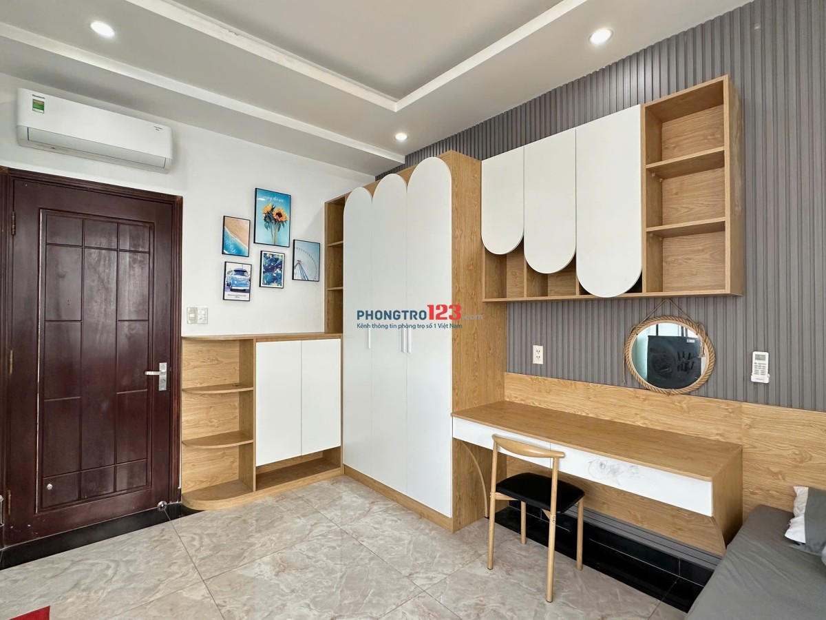 CĂN HỘ STUDIO BAN CÔNG RIÊNG FULL NỘI THẤT NGAY CÔNG VIÊN LÊ THỊ RIÊNG – TÂN BÌNH