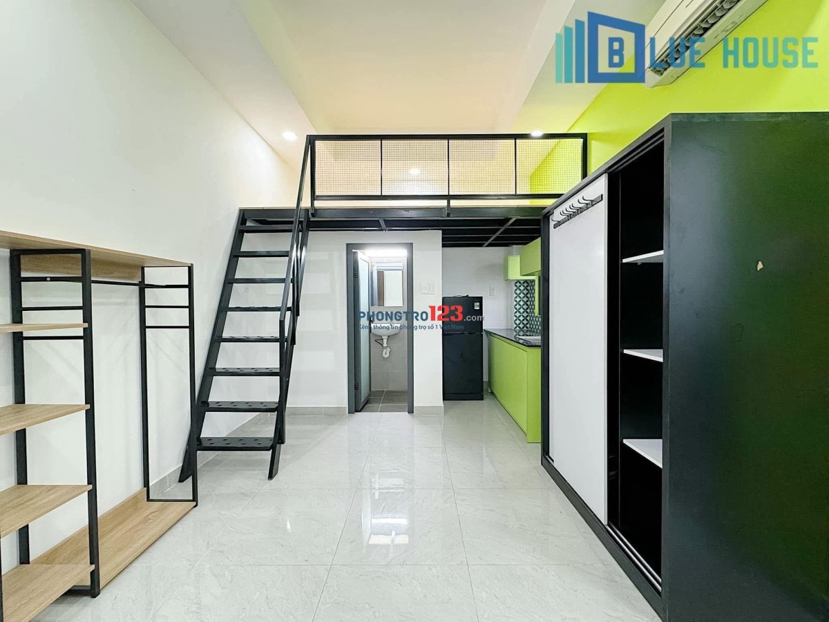 CHO THUÊ PHÒNG DUPLEX NGAY ĐẠI HỌC CÔNG THƯƠNG, AEON TÂN PHÚ, CÓ BAN CÔNG RIÊNG.