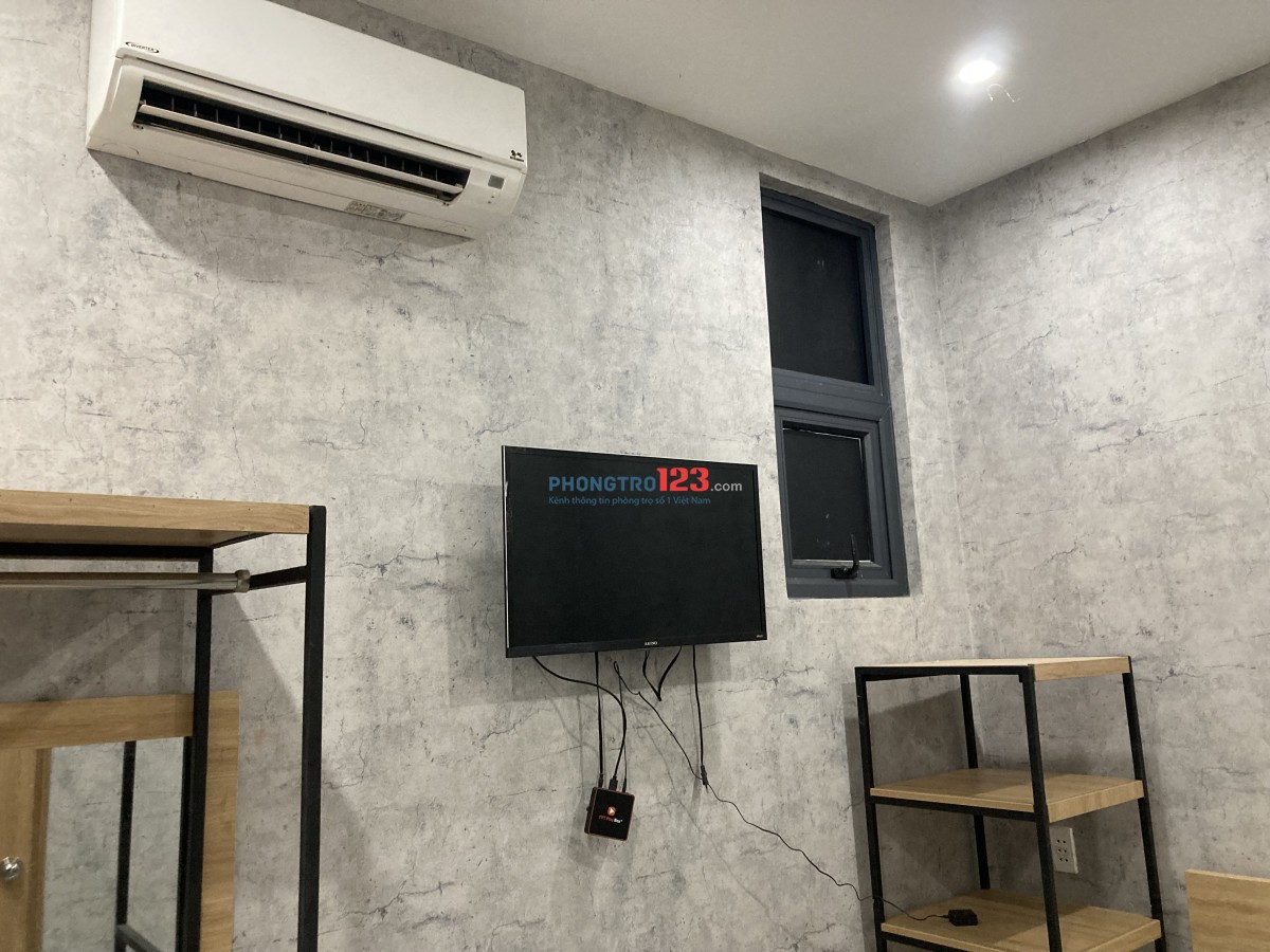 Cho thuê phòng ở dịch vụ, nội thất và tiện ích đầy đủ