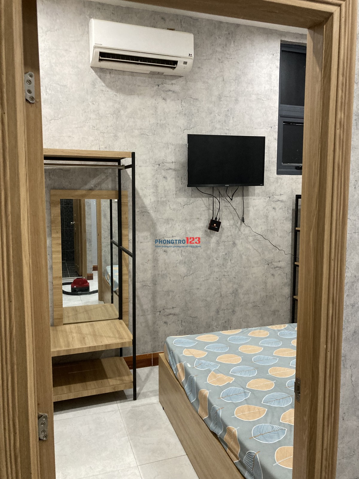 Cho thuê phòng ở dịch vụ, nội thất và tiện ích đầy đủ