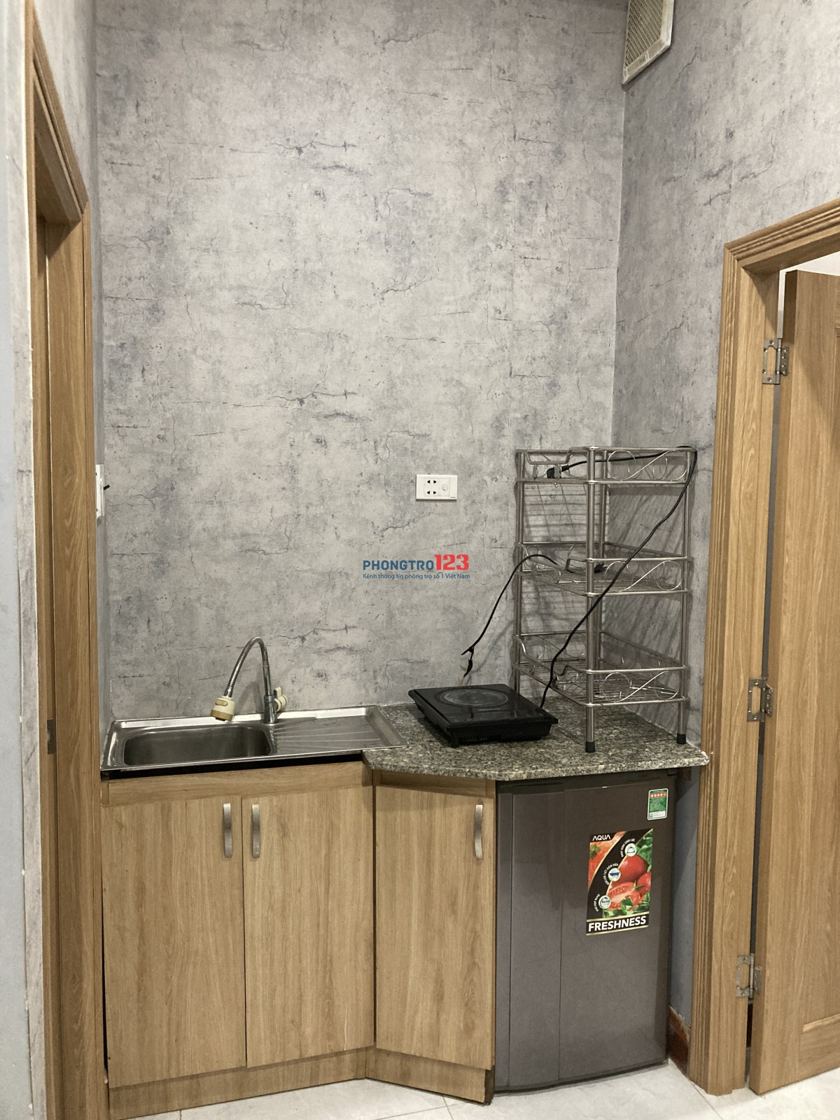 Cho thuê phòng ở dịch vụ, nội thất và tiện ích đầy đủ