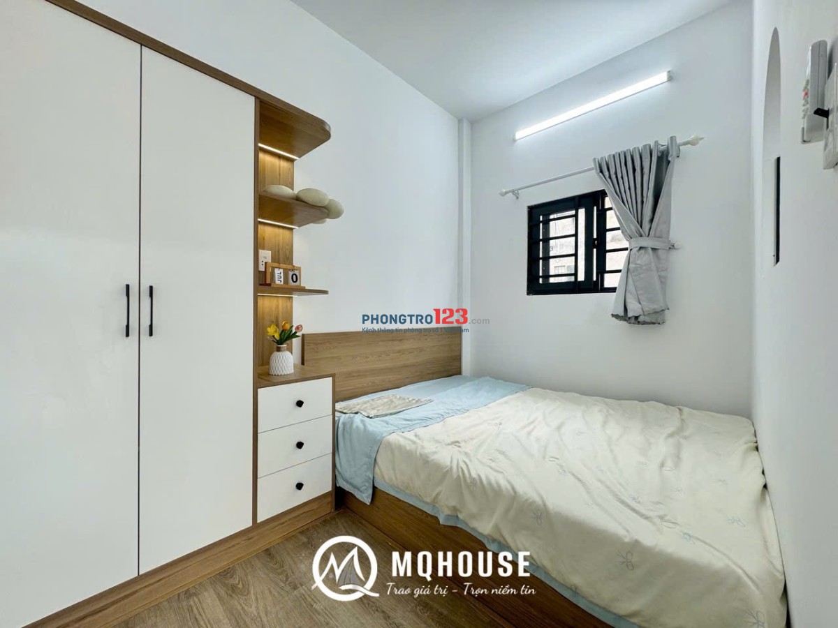 Cho Thuê Căn Hộ 1 Phòng Ngủ Siêu Rộng – Ban Công Thoáng, Full Nội Thất, Máy Giặt Riêng – Gần Hồ Kỳ H