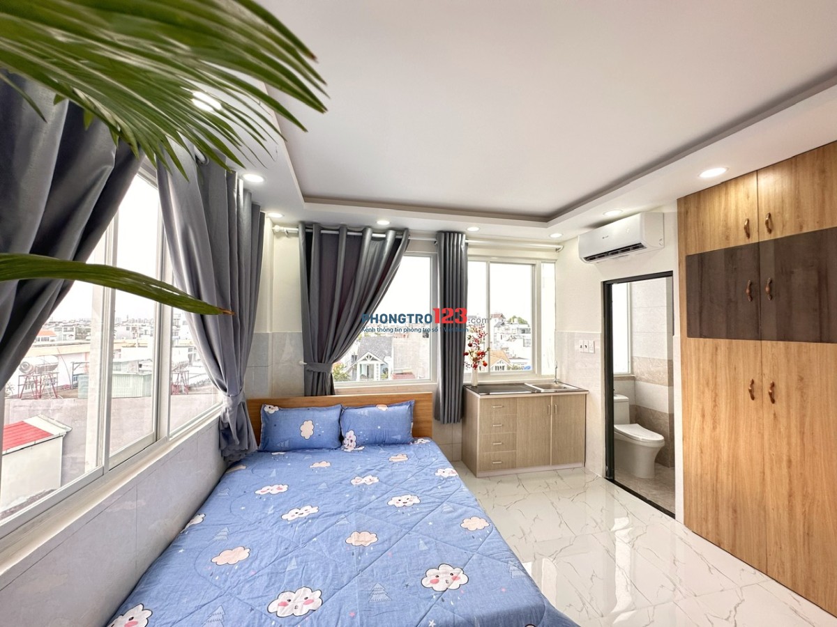 Giảm 500/tháng Studio 3tr3, 4tr3, 4tr4 Mới FULL Nội Thất