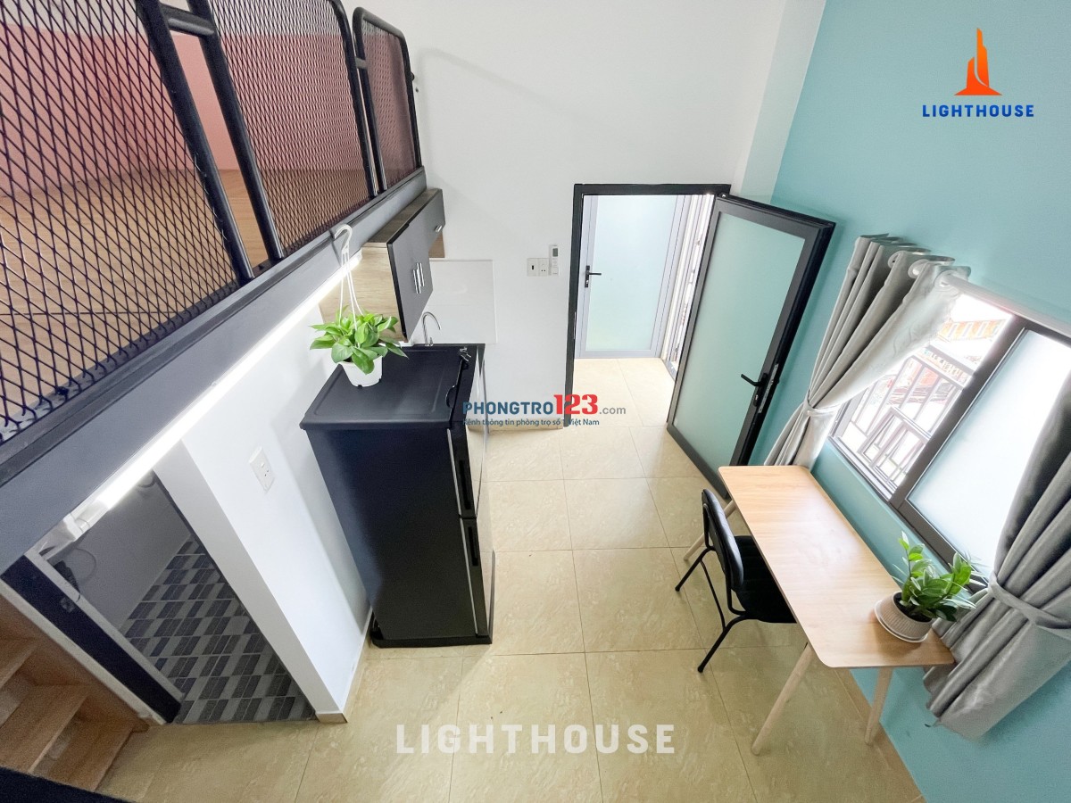 PHÒNG GÁC LỬNG FULL NỘI THẤT NGAY QUANG TRUNG, GÒ VẤP