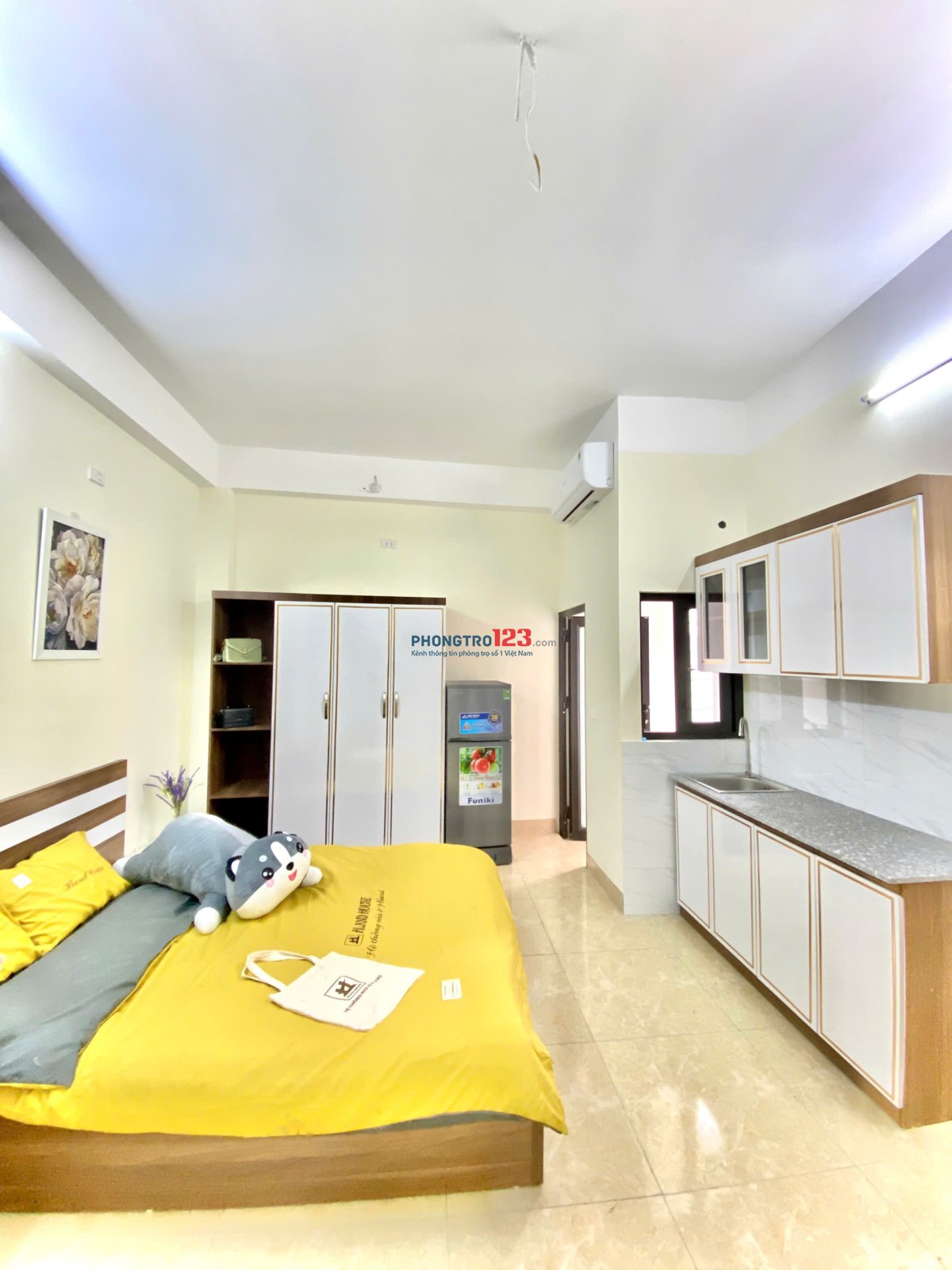 39 YÊN XÁ - STUDIO FULL NỘI THẤT - NGAY GẦN BỆNH VIỆN 103,HỒ VĂN QUÁN