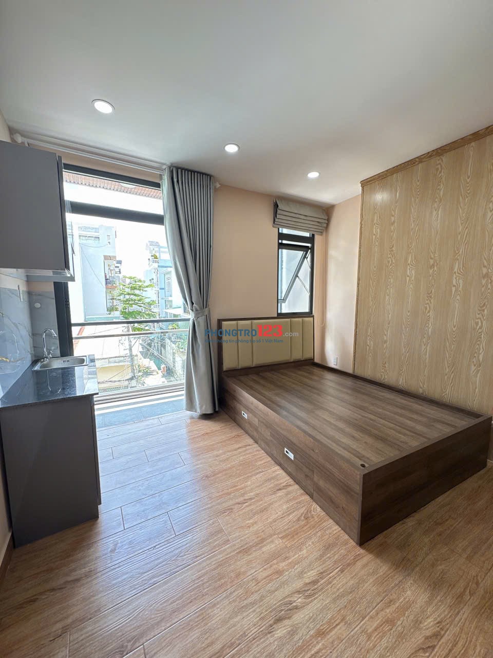 PHÒNG BAN CÔNG THOÁNG - ĐẦY ĐỦ NỘI THẤT - GẦN CHỢ CẦU