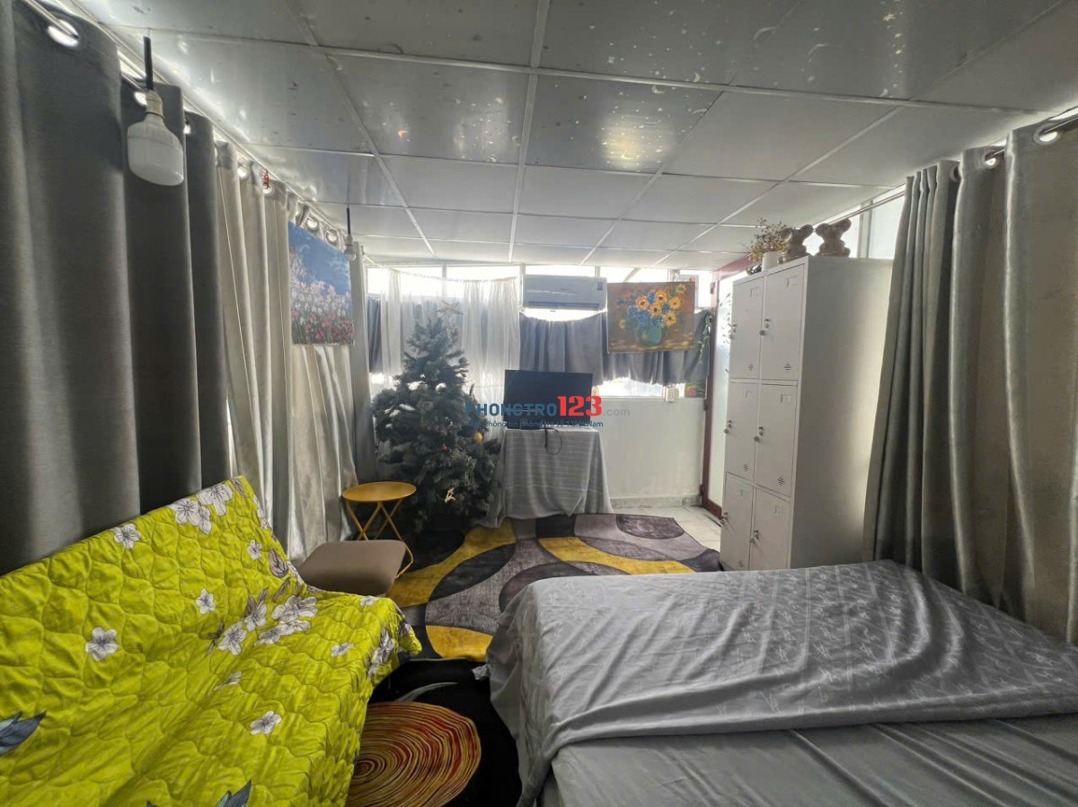 căn hộ dv đầy đủ tiện nghi ngay KhANG Điền, 990, p Phú Hữu, Q9, HCM. Diện tích 25m² 2.1 triệu