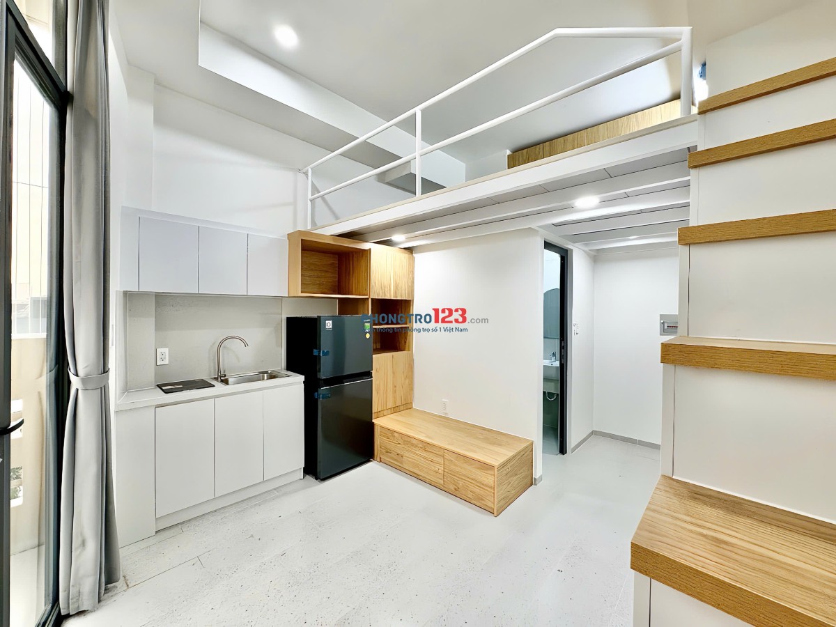 KHAI TRƯƠNG CĂN HỘ DỊCH VỤ DUPLEX - BAN CÔNG, MÁY GIẶT RIÊNG NGAY BV LÊ VĂN THỊNH