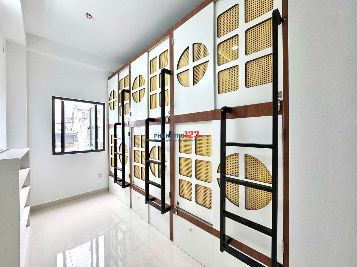 Chính chủ cho thuê sleepbox, ký túc xá trung tâm quận 7 bao phí