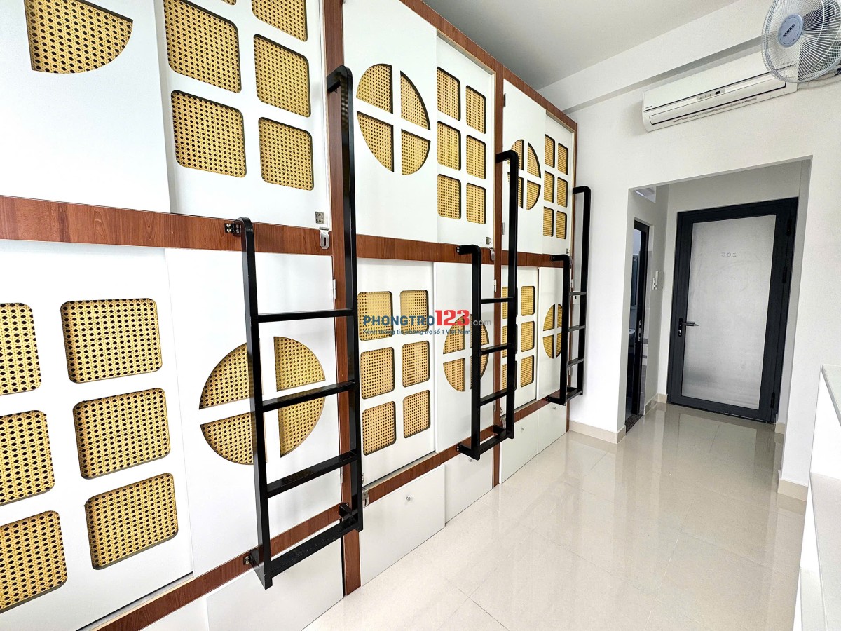 Chính chủ cho thuê sleepbox, ký túc xá trung tâm quận 7 bao phí