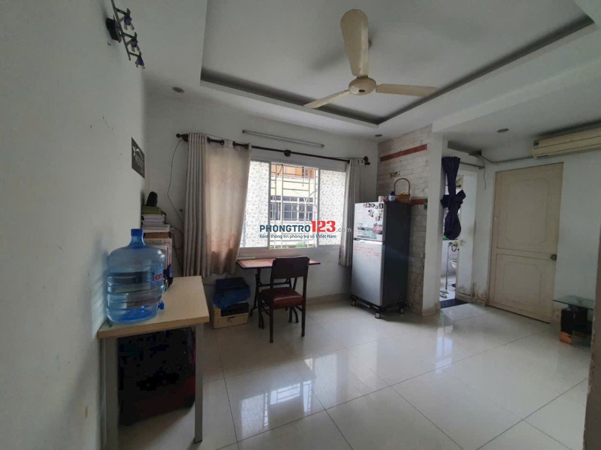 Chung cư Trương Định, P6, Q3 - căn 2p ngủ, ban công, máy lạnh chỉ 9,5tr/th