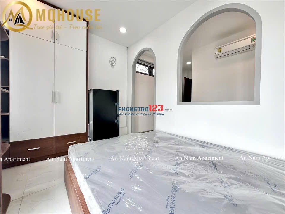 Cho Thuê Phòng Mới Ban công, tách bếp gần chợ Bà Chiểu, cầu Bông, giáp Q1, Bình Thạnh