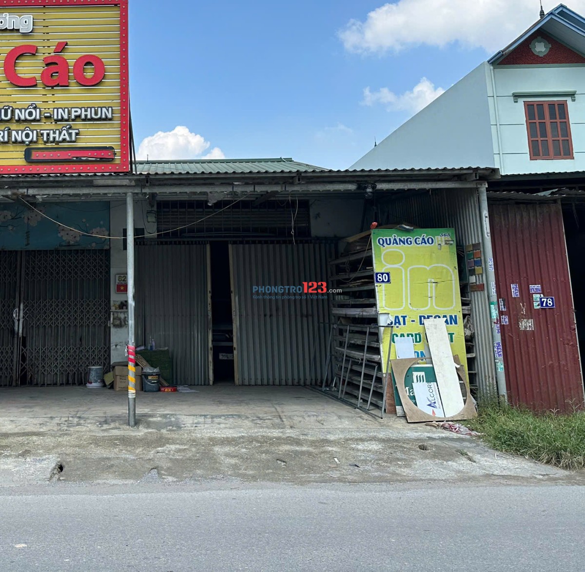 Cho thuê nhà đường 429 Ứng Thiên 3tr/tháng Quán Tròn đi vào 2km