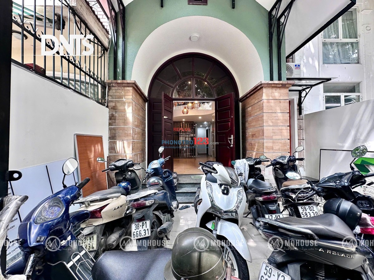Mặt Bằng Kinh Doanh, Văn Phòng 1 Trệt + 1 lầu, có bảo vệ, máy lạnh, Nguyễn Văn Mai Quận 3