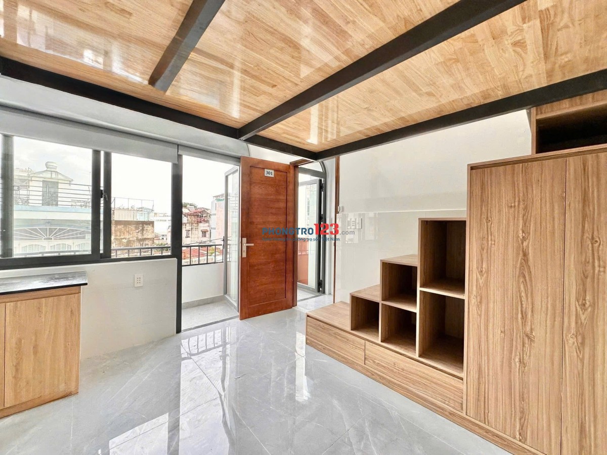 Căn hộ có gác full nội thất, ban công thoáng tại Trịnh Đình Thảo – phường Hòa Thạnh, Tân Phú