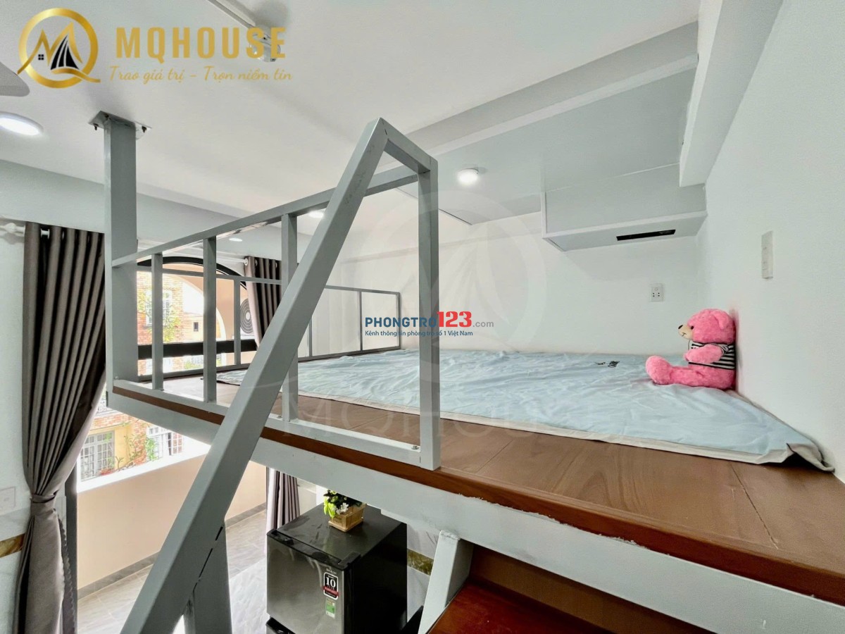 Căn hộ có gác xinh, ban công rộng thoáng – full nội thất hiện đại – Cộng Hòa, phường 13, Tân Bình