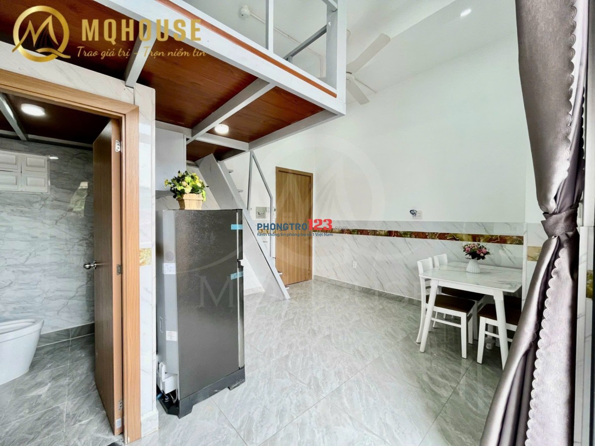 Căn hộ có gác xinh, ban công rộng thoáng – full nội thất hiện đại – Cộng Hòa, phường 13, Tân Bình