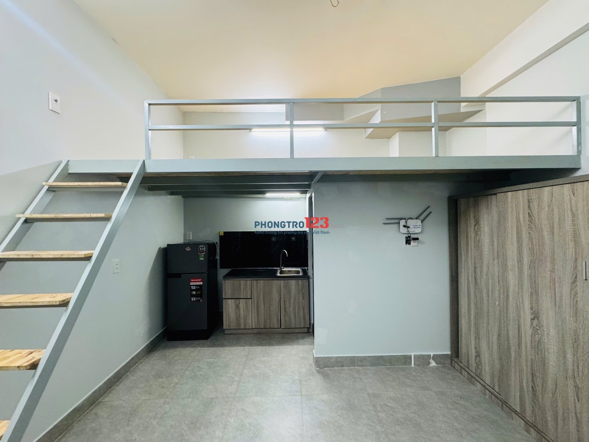 Cho thuê phòng trọ có gác full nt tại Tân Phú