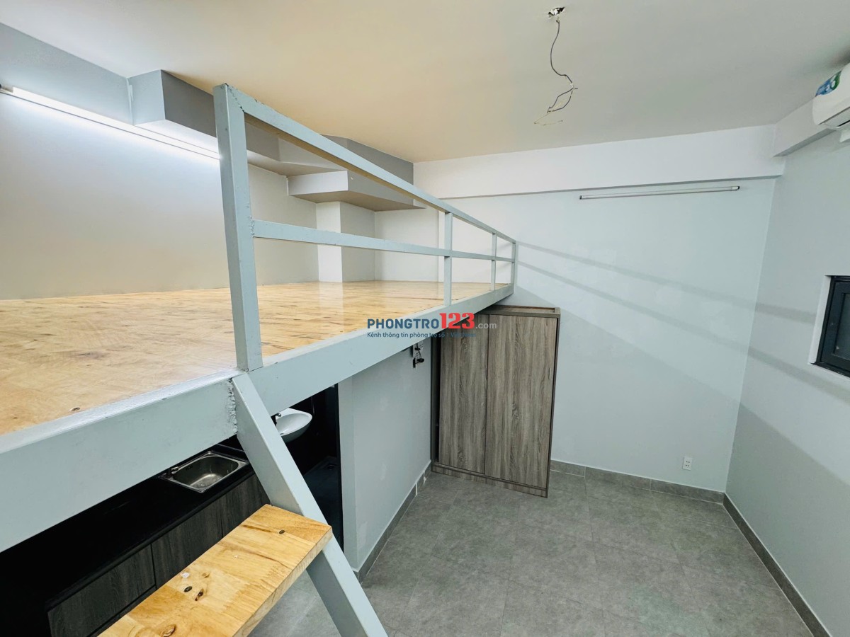 Cho thuê phòng trọ có gác full nt tại Tân Phú