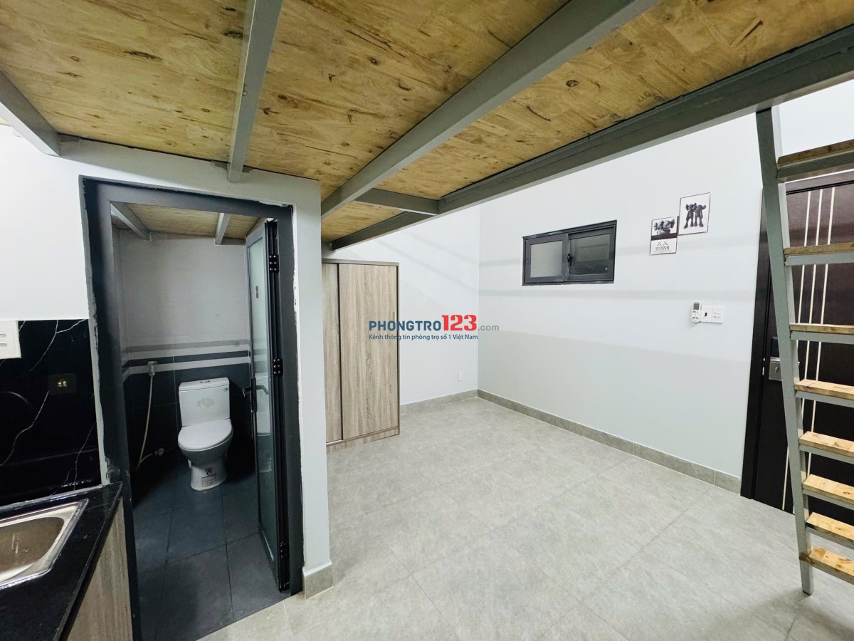 Cho thuê phòng trọ có gác full nt tại Tân Phú