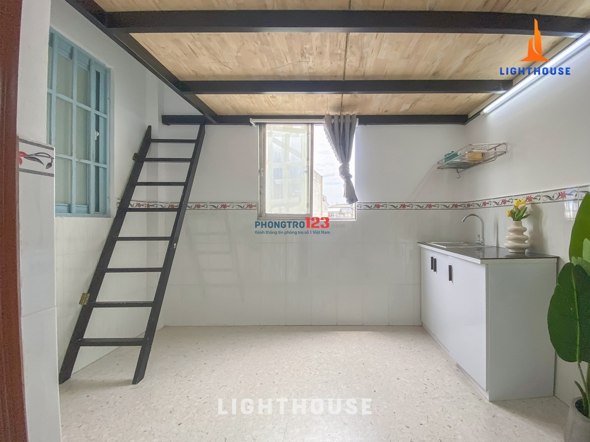 PHÒNG GÁC LỬNG, NỘI THẤT CƠ BẢN GẦN CẦU CHỮ Y