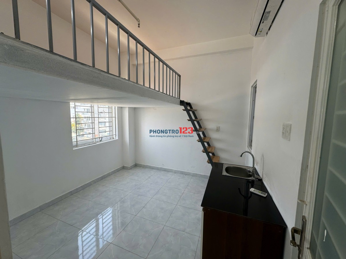 PHÒNG GÁC RỘNG - CỬA SỔ TRỜI SIÊU THOÁNG - GẦN CHỢ AN NHƠN