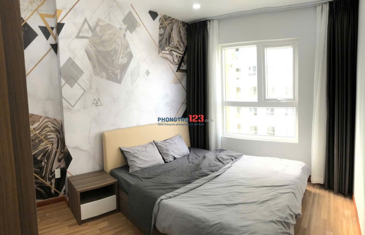 Chung cư Nguyễn Phúc Nguyên, Q3: 74m2, 2p ngủ, NTCB, 12,5tr