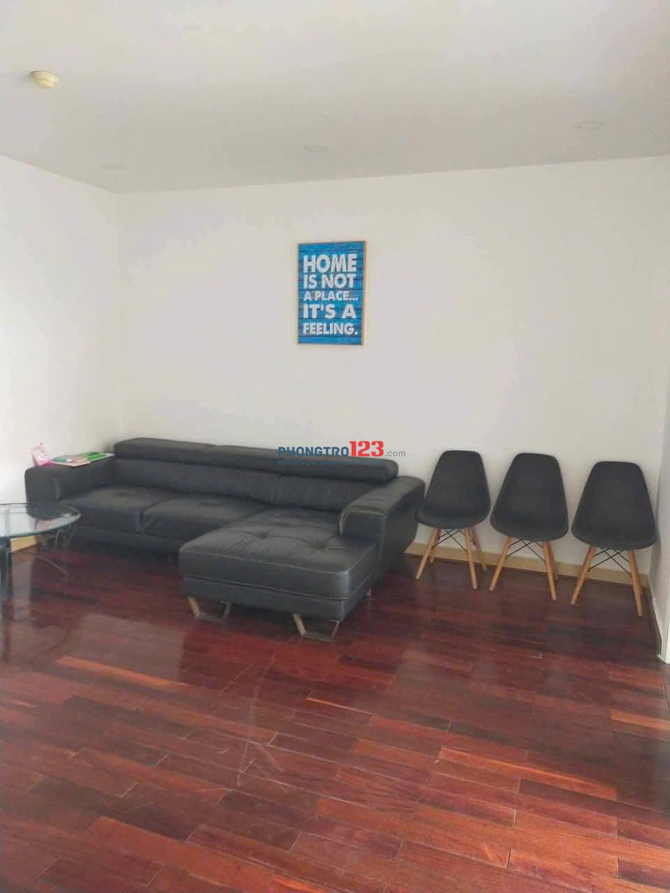 Chung cư Lý Chính Thắng, P9, Q3: 2p ngủ rộng, máy lạnh, 74m2, 9tr/th