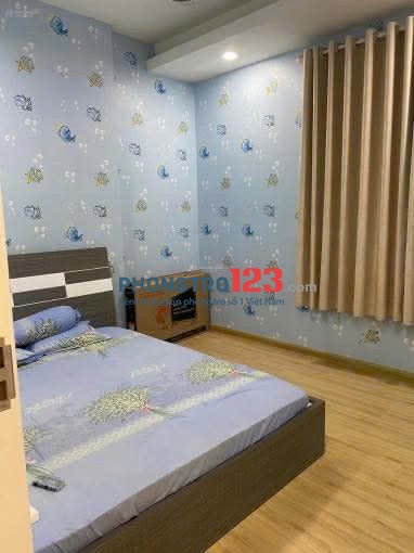 Chung cư 590, CMT8, P. 11, Quận 3 căn 2p ngủ, có NTCB, ban công 12tr/th