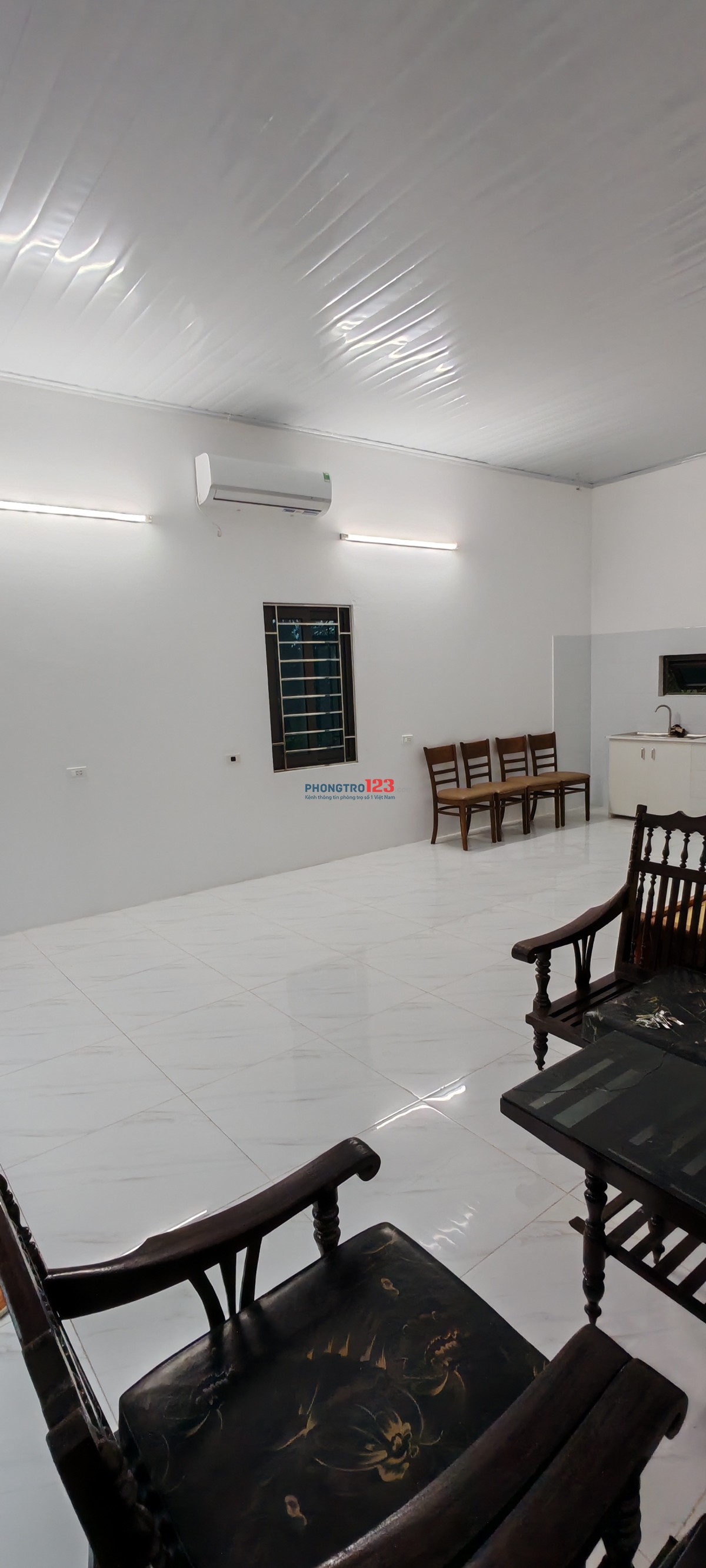 Cho thuê phòng trọ 38m² mặt đường – gần KCN Bắc Thăng Long