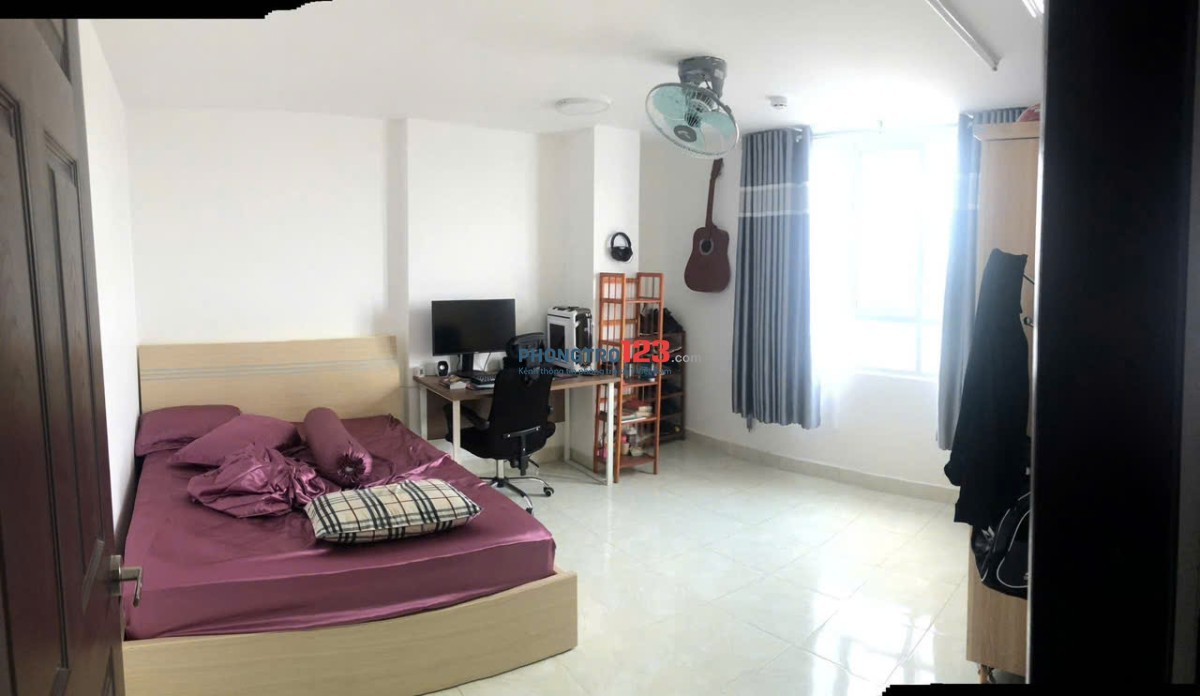 Chung cư 08 Bà Huyện Thanh Quan, Q3: 2p ngủ rộng, máy lạnh, 72m2, 9tr