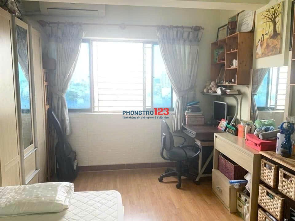 Chung cư Thống Nhất, Tân Phú căn góc 2p ngủ có nội thất giá 8tr