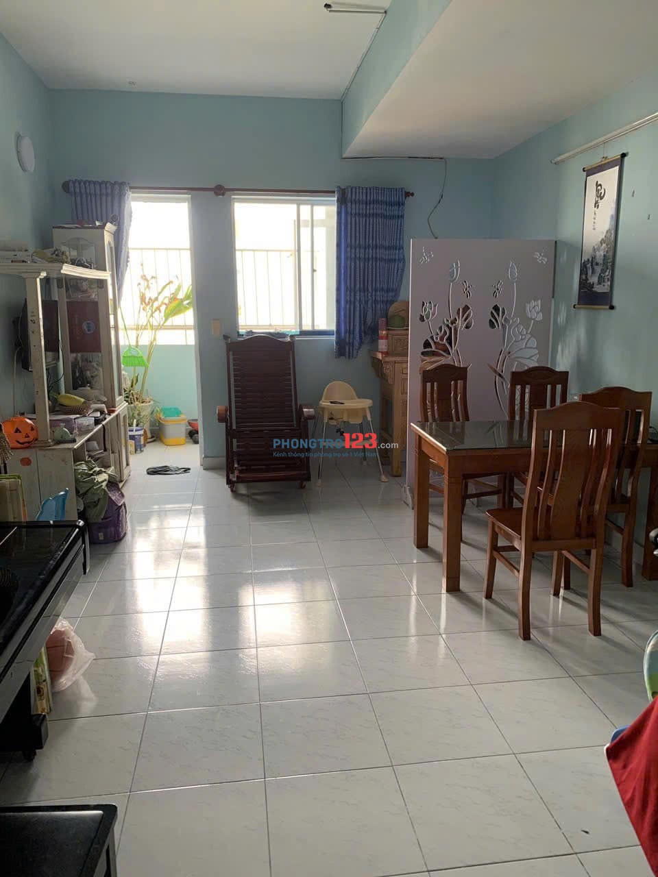 Căn hộ C/c Bàu cát,Tân BÌnh: 2p ngủ, có nội thất - ban công giá 8tr