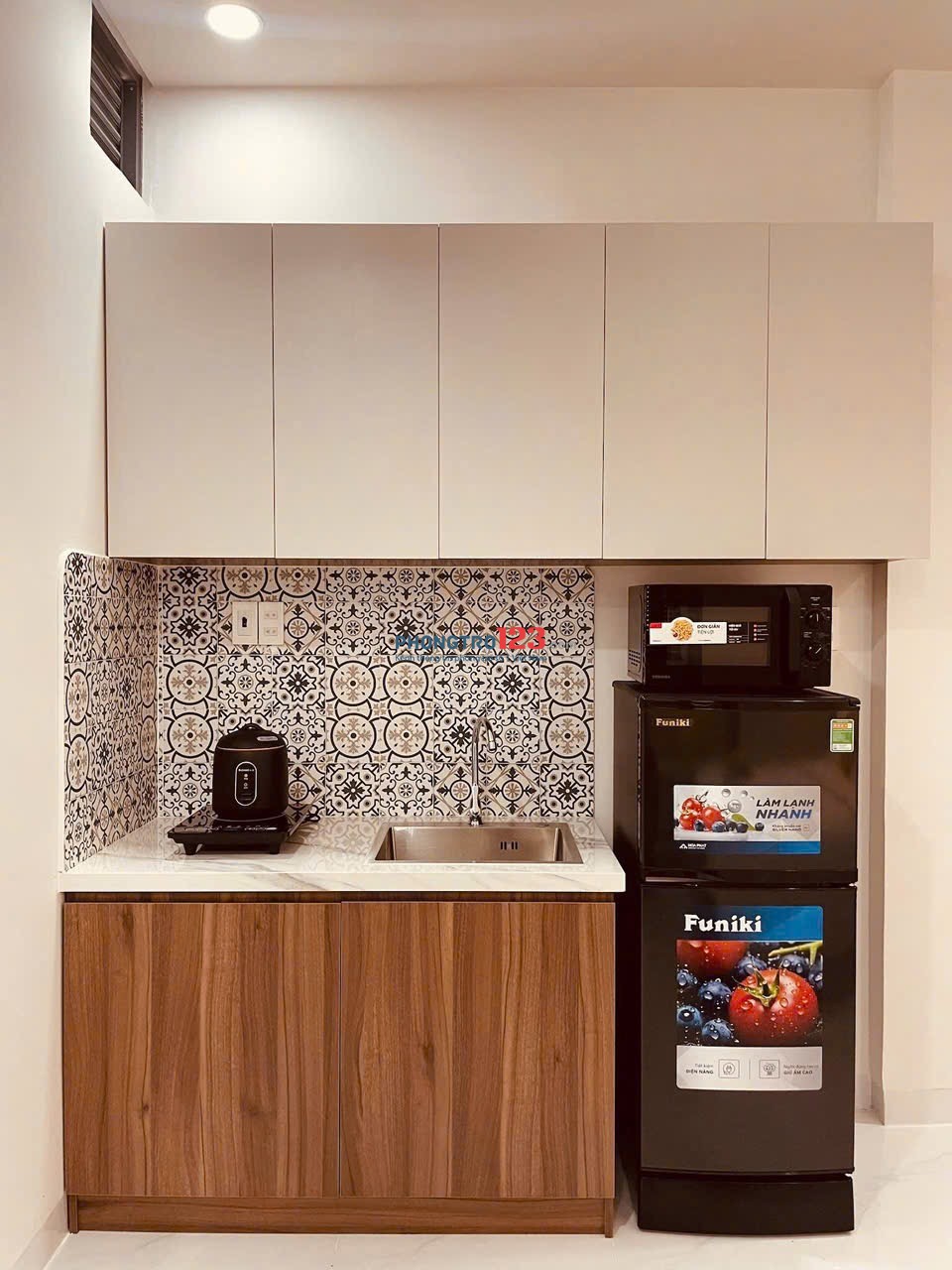 Studio nằm ngay đường số 43, tân quy q7 gần lotte, cresant mall