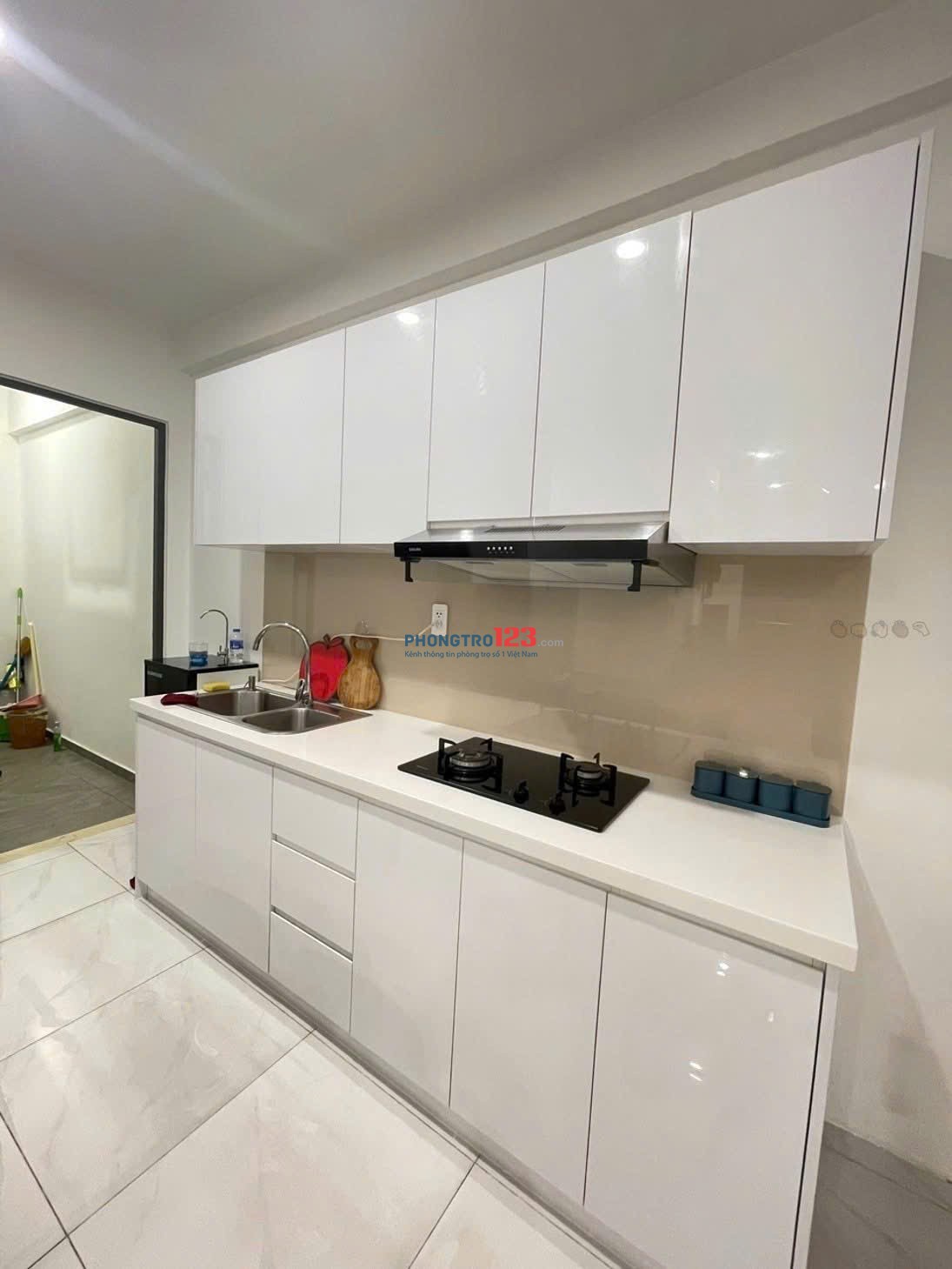 Chung cư IDICO, Luỹ Bán Bích, TP: 74m2, 2p ngủ, NTCB, 10triệu