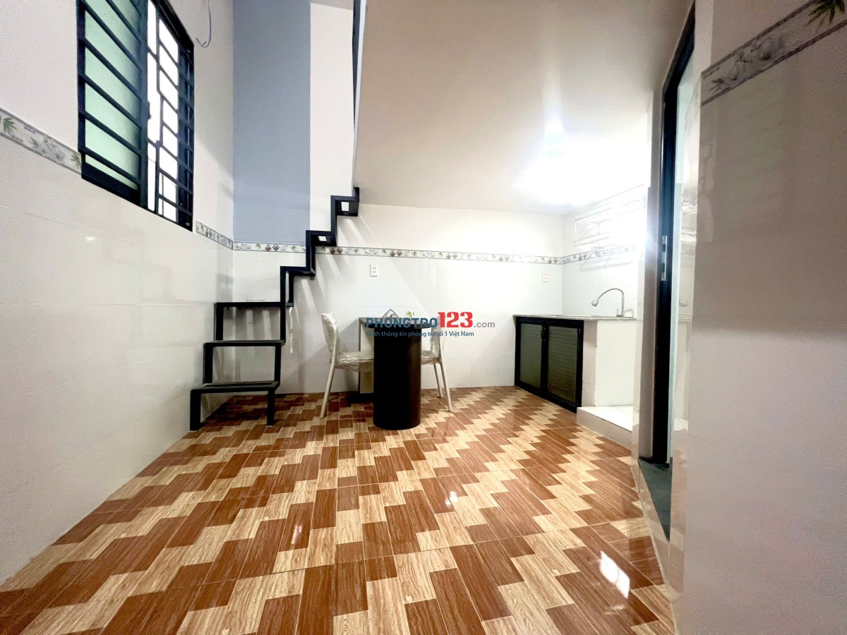 PHÒNG TRỌ NGAY CÁT LÁI – GÁC CAO THOÁNG MÁT – FULL NỘI THẤT