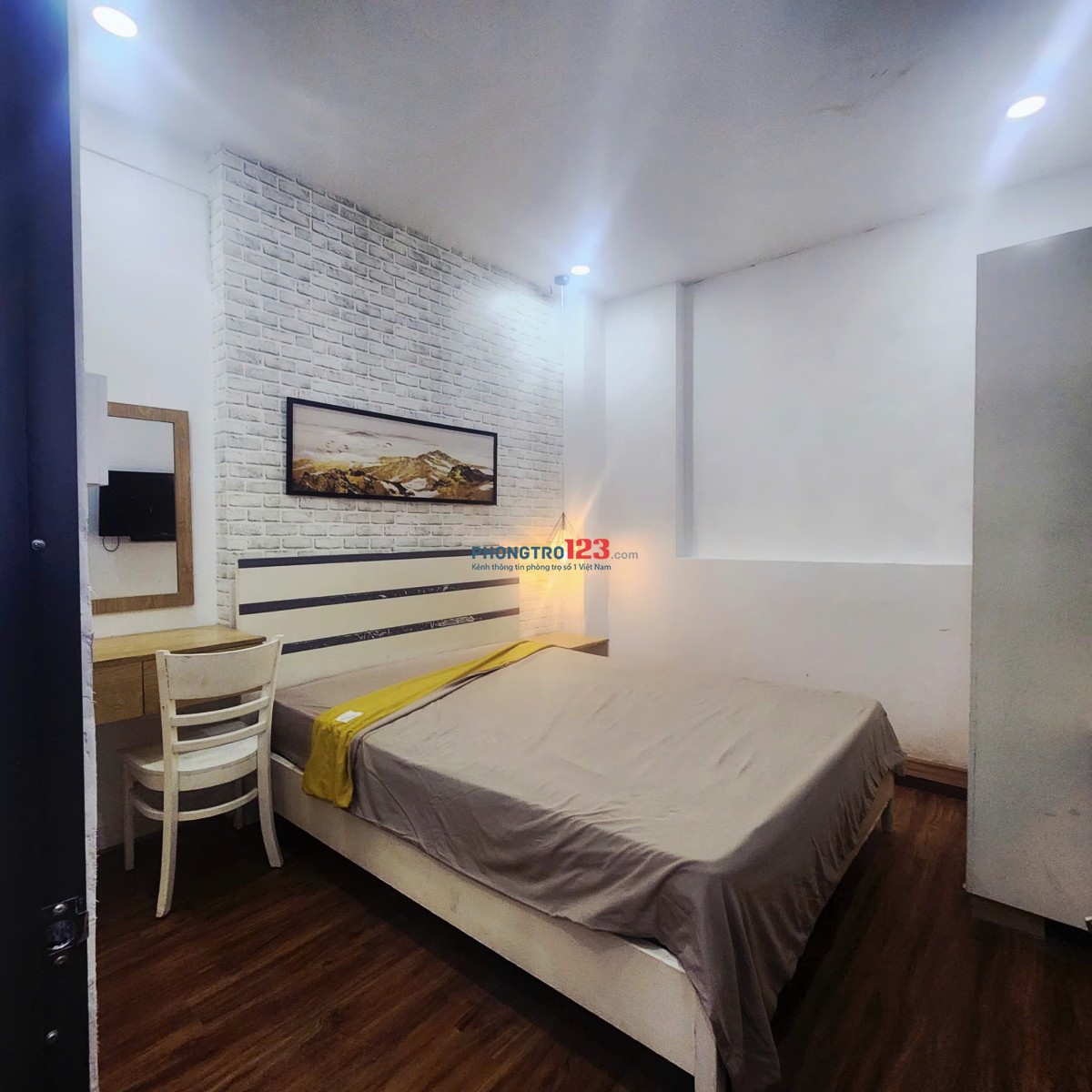 Căn hộ 1PN đầy đủ nội thất, gần Sân bay