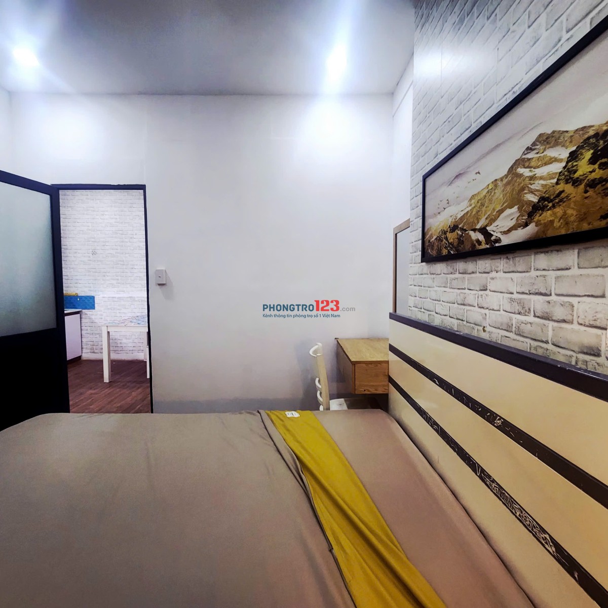 Căn hộ 1PN đầy đủ nội thất, gần Sân bay