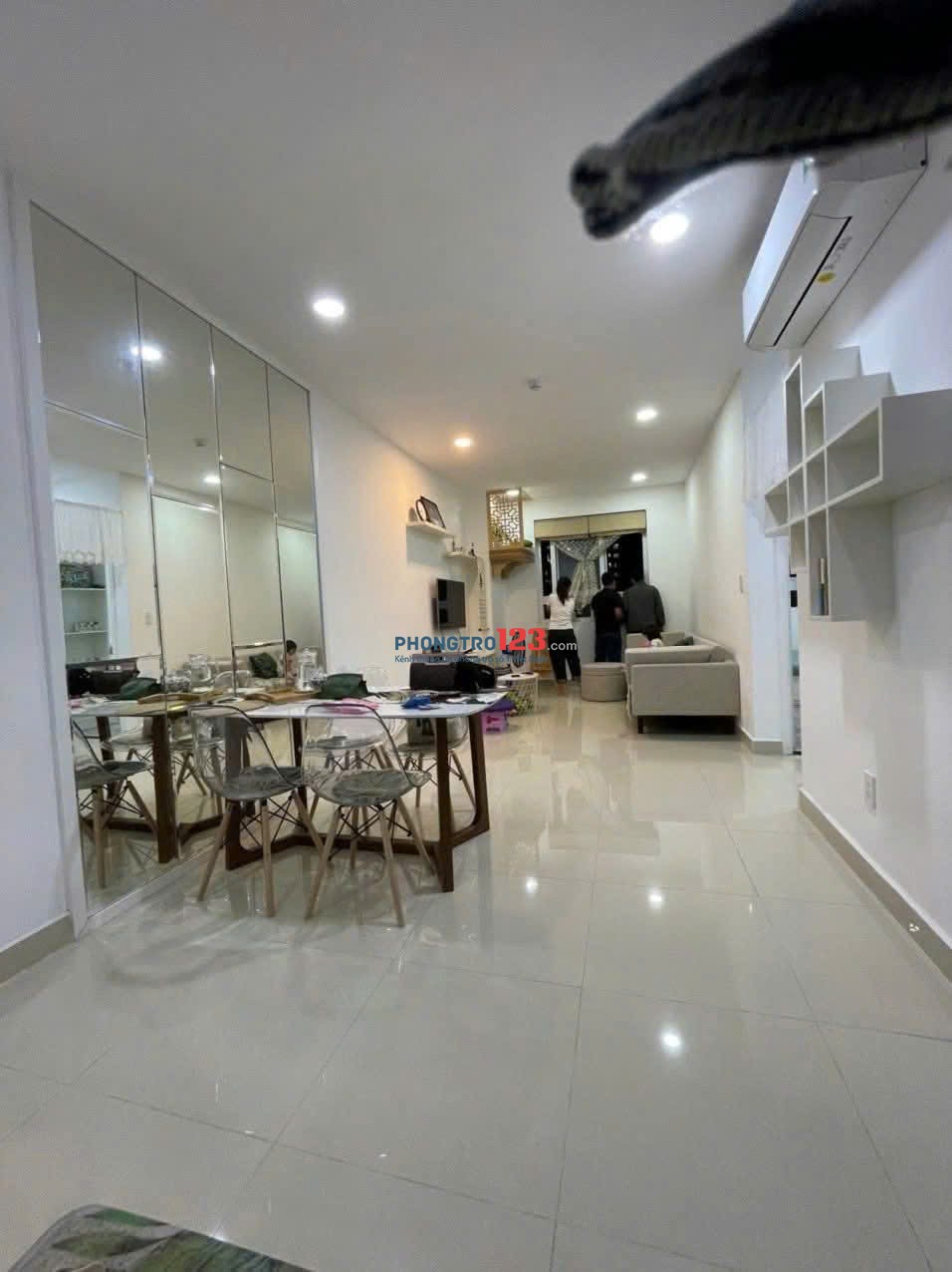 Chung cư Carillon 2, Trịnh Đình Thảo, TP: 74m2, 2p ngủ, NTCB, 10tr/th