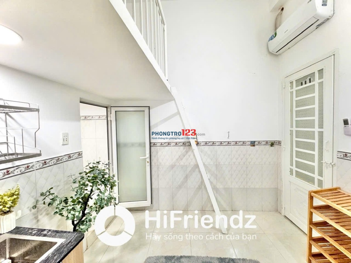  Căn hộ có gác full nội thất siêu xinh tại Trần Tấn, Tân Phú – không gian rộng rãi, thoáng mát