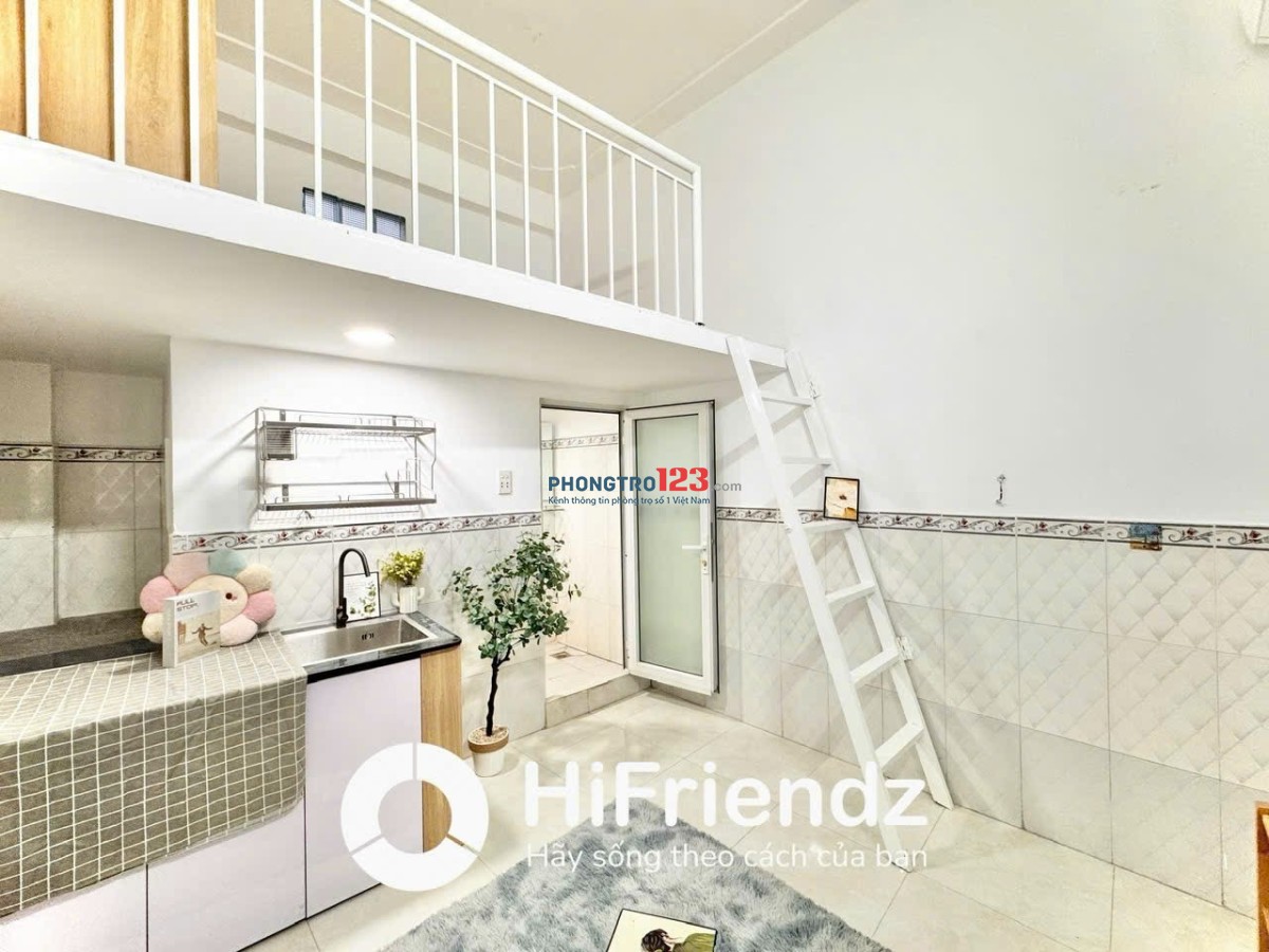  Căn hộ có gác full nội thất siêu xinh tại Trần Tấn, Tân Phú – không gian rộng rãi, thoáng mát