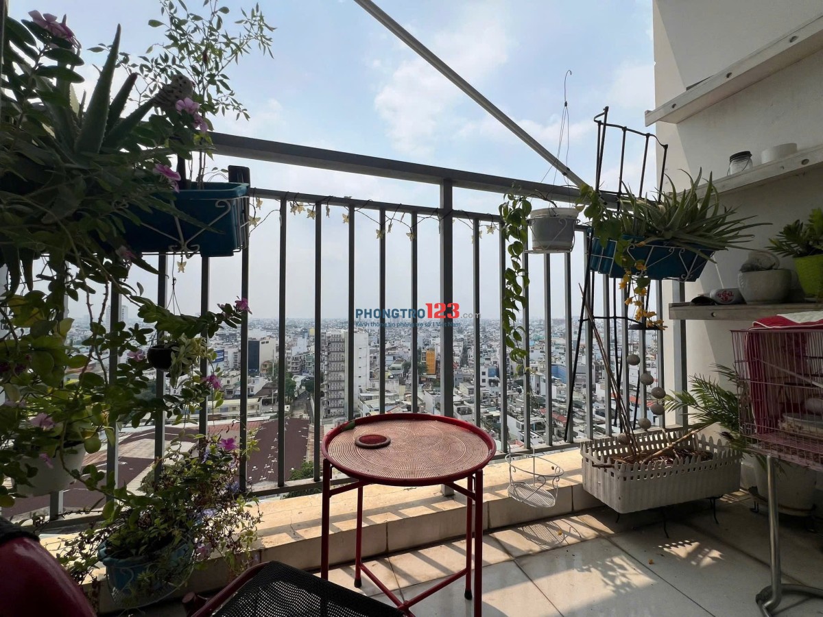 C/c Screc, Q3, Trường Sa, 78m2, 2PN, Tolet, Nội thất đủ, 13tr/th.