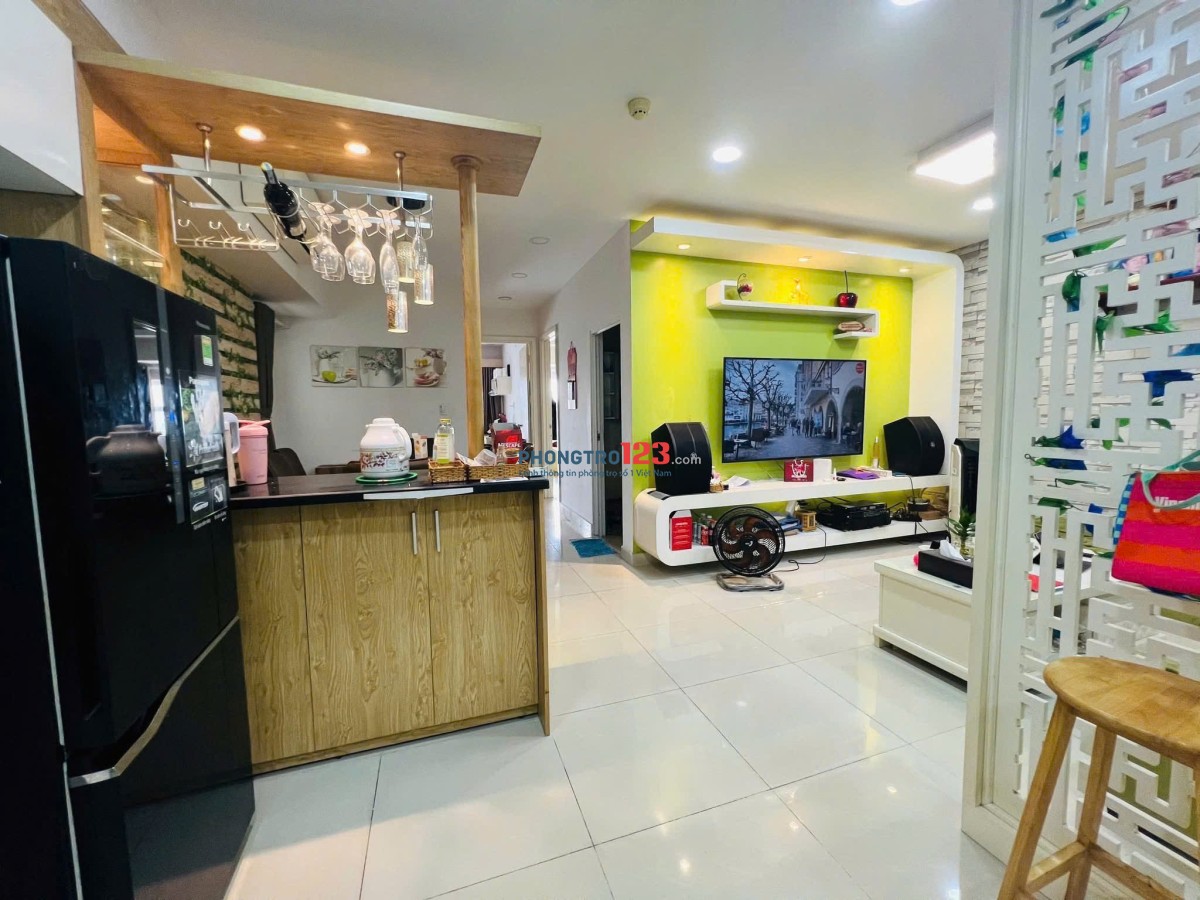 C/c Screc, Q3, Trường Sa, 78m2, 2PN, Tolet, Nội thất đủ, 13tr/th.